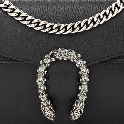 Gucci Pebbled Calfskin Small Dionysus Shoulder Bag Black 7 of 10