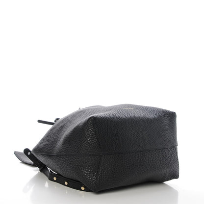 Mansur Gavriel Tumbled Calfskin Bucket Bag Black 5 of 7