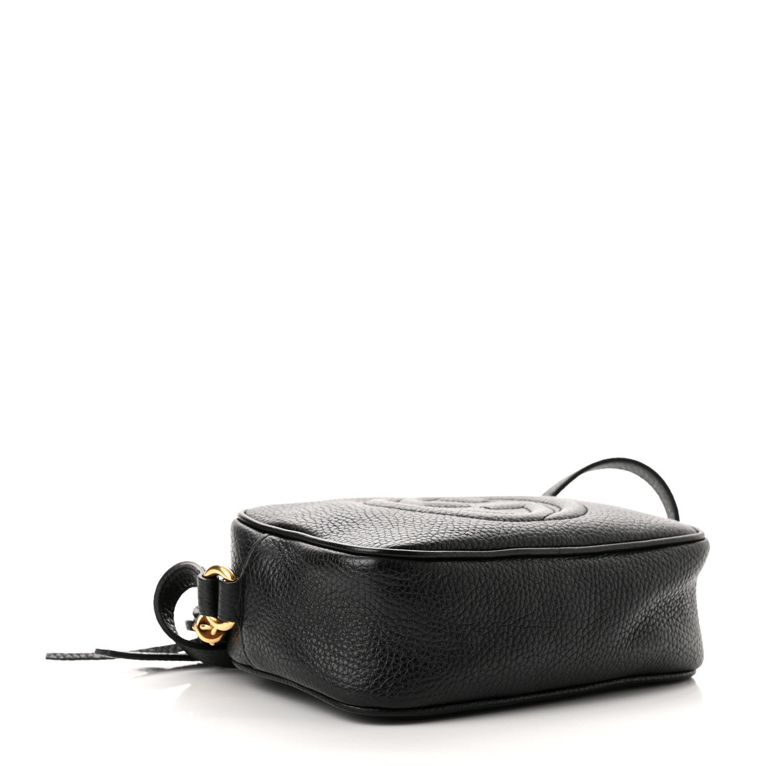 Gucci Pebbled Calfskin Mini Soho Disco Bag Black 4 of 10
