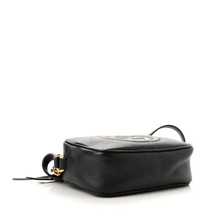 Gucci Pebbled Calfskin Mini Soho Disco Bag Black 4 of 10
