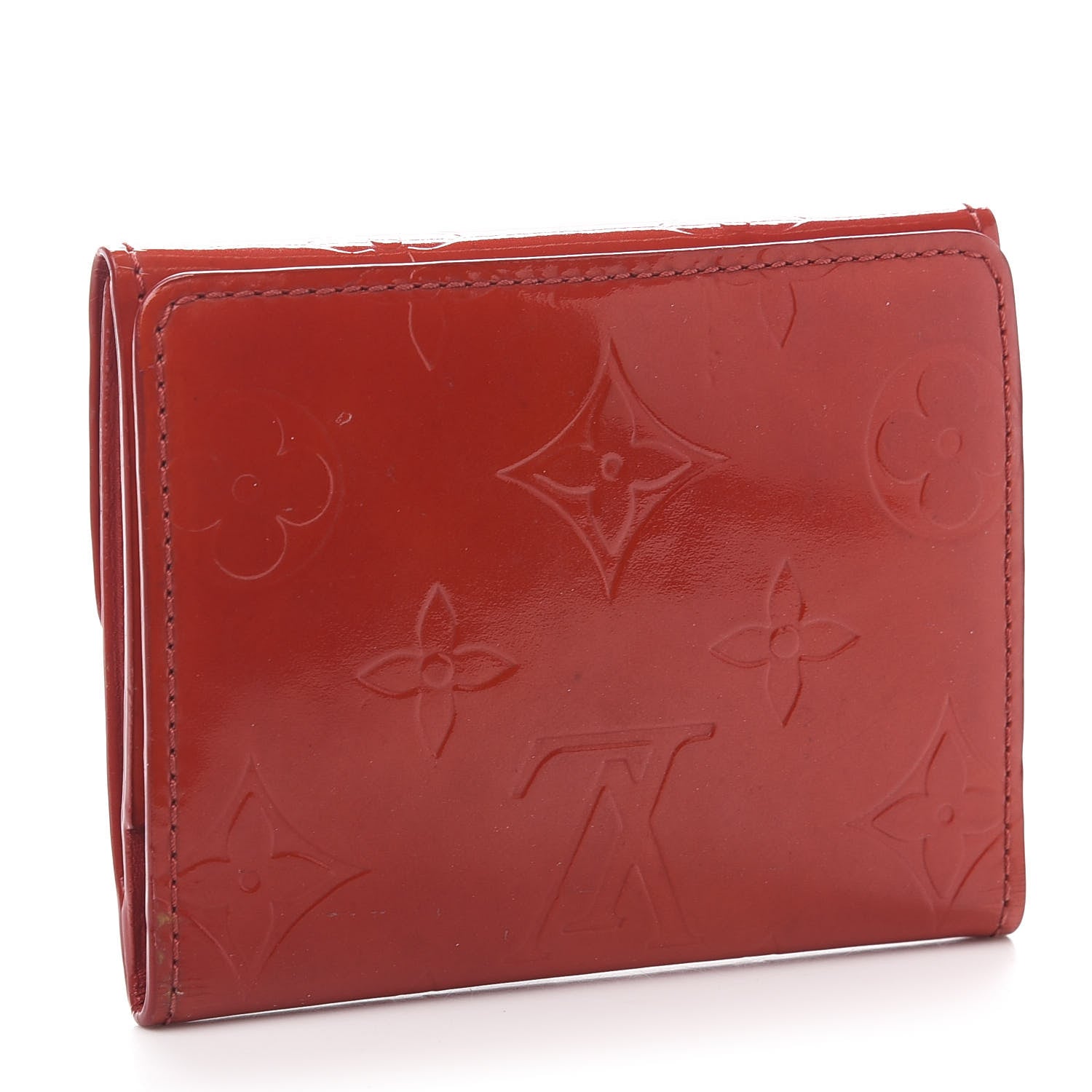 Louis Vuitton Vernis Elise Wallet Pomme D'Amour 3 of 12
