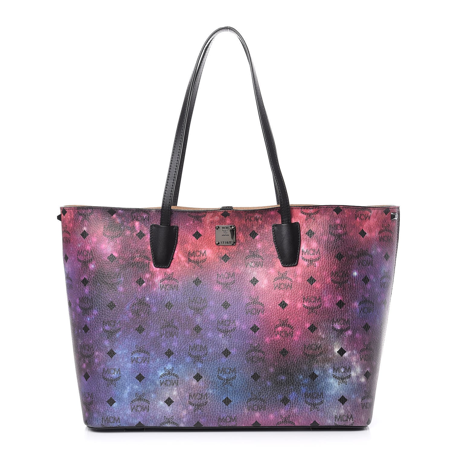 MCM Galaxy Visetos Medium Shopper Tote Multicolor 1 of 13