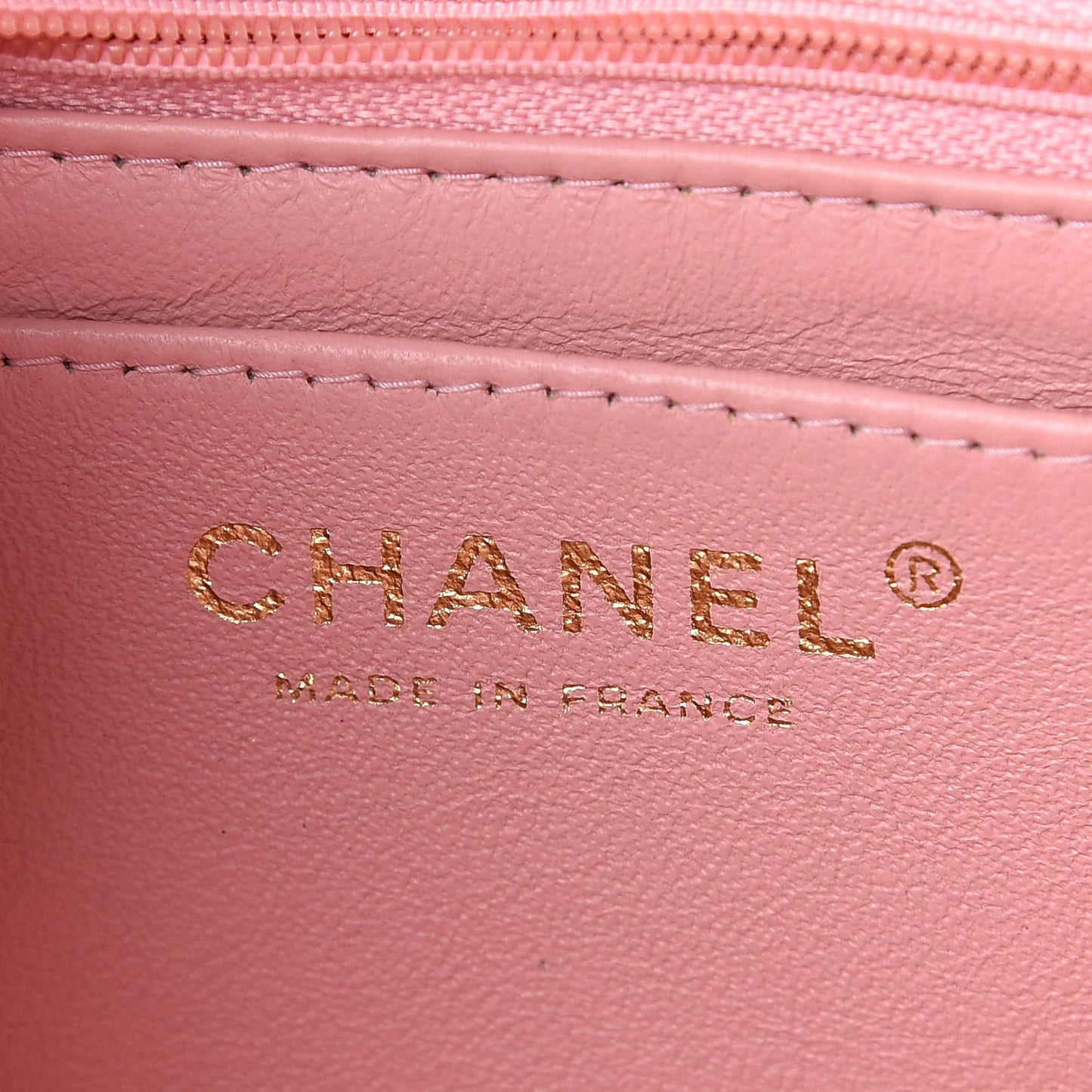Lambskin Quilted Mini Square Flap Pink