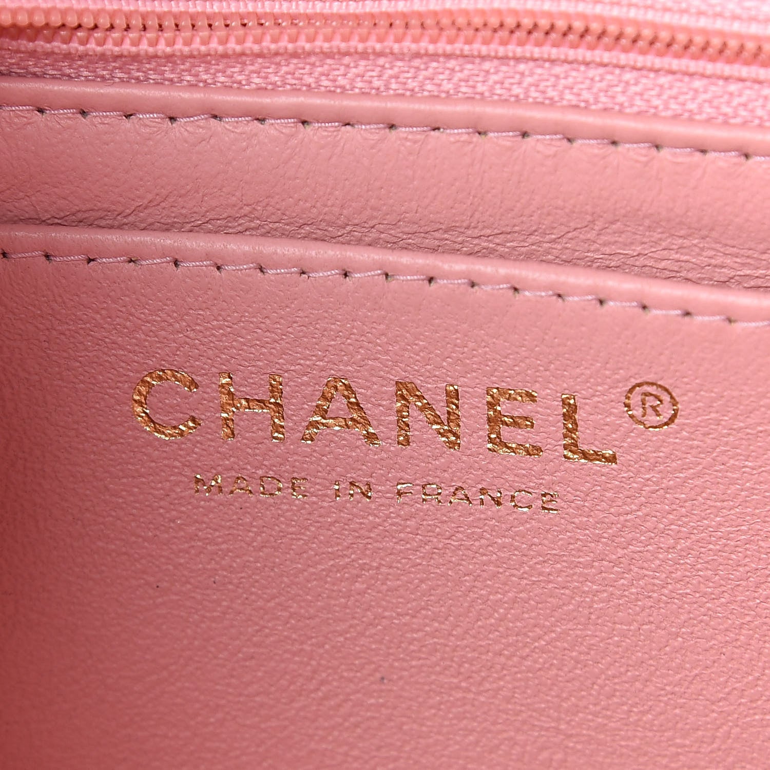 Chanel Lambskin Quilted Mini Square Flap Pink 8 of 9