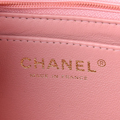 Chanel Lambskin Quilted Mini Square Flap Pink 8 of 9
