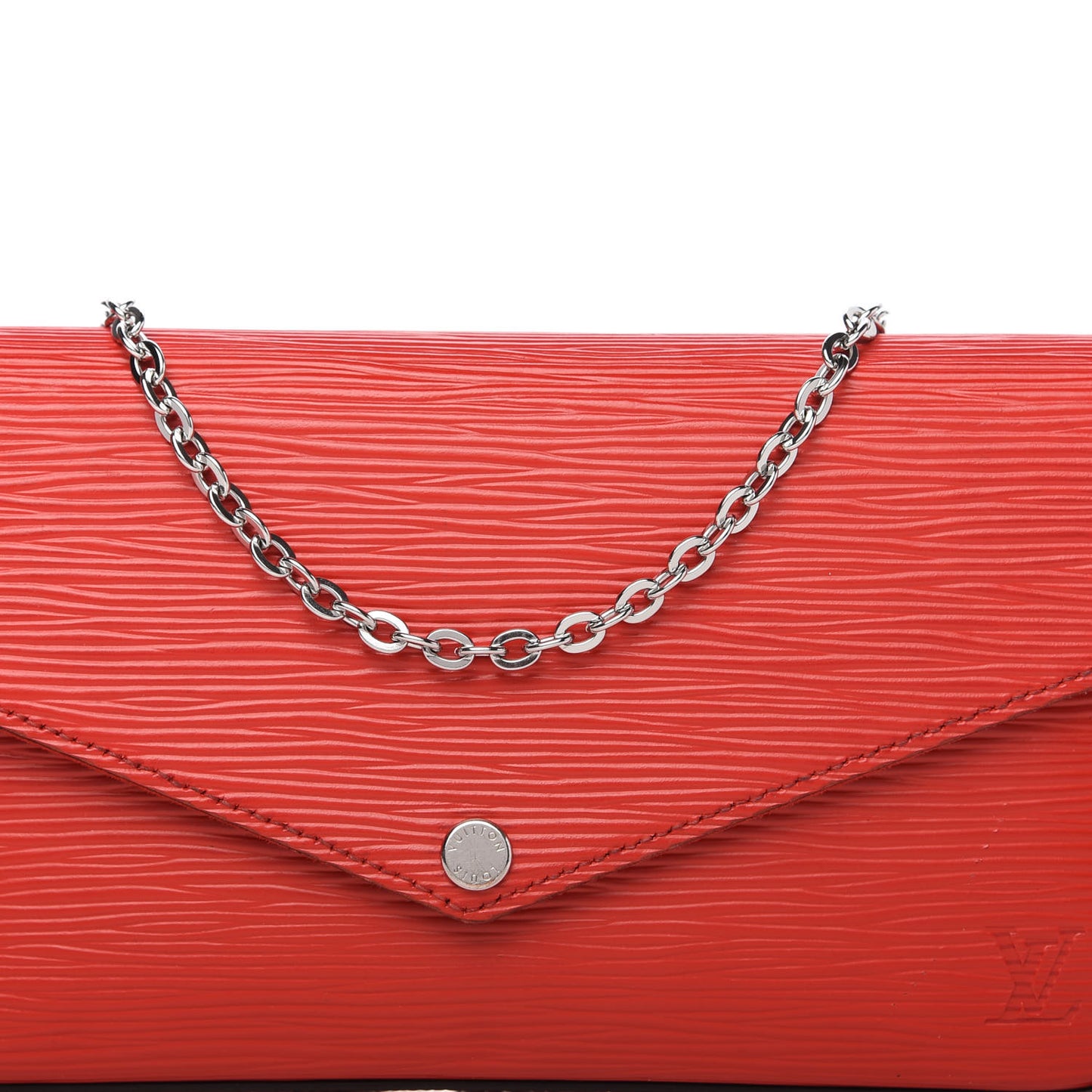Epi Pochette Felicie Coquelicot