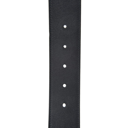 Gucci Moon Calfskin Pearl Double G 40mm Belt 80 32 Black Cream 4 of 6