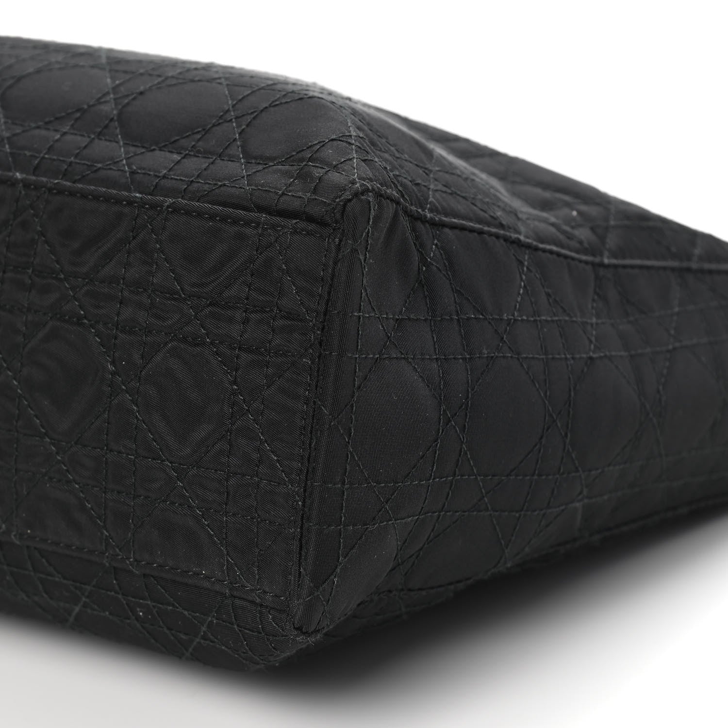 Christian Dior Nylon Cannage Large Lady Dior Black 7 of 10