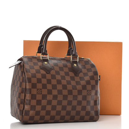 Louis Vuitton Damier Ebene Speedy 25 9 of 9