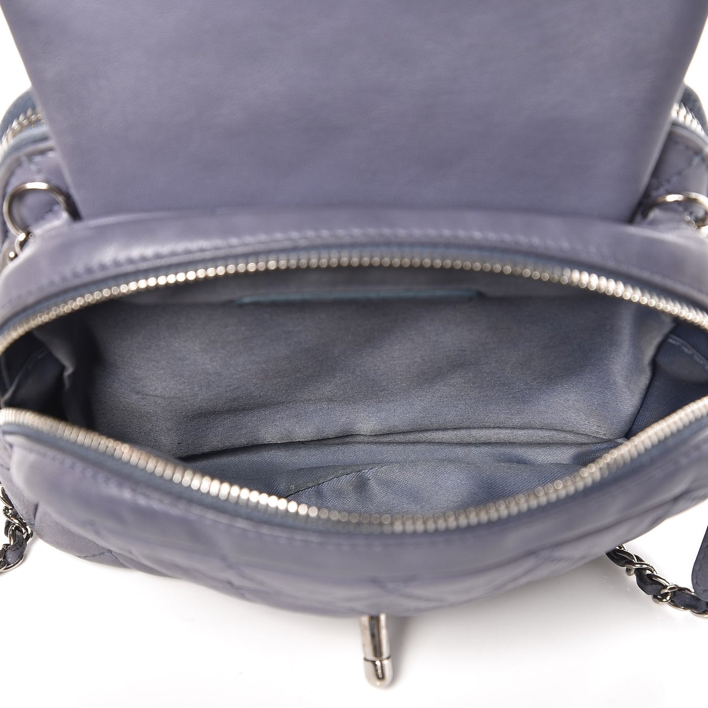 Lambskin Quilted New Mini Flap Lavender