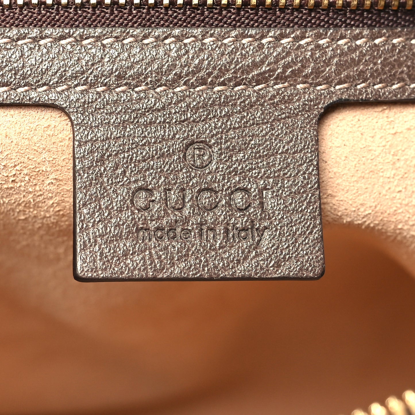 GG Supreme Monogram Web Small Ophidia Shoulder Bag Brown
