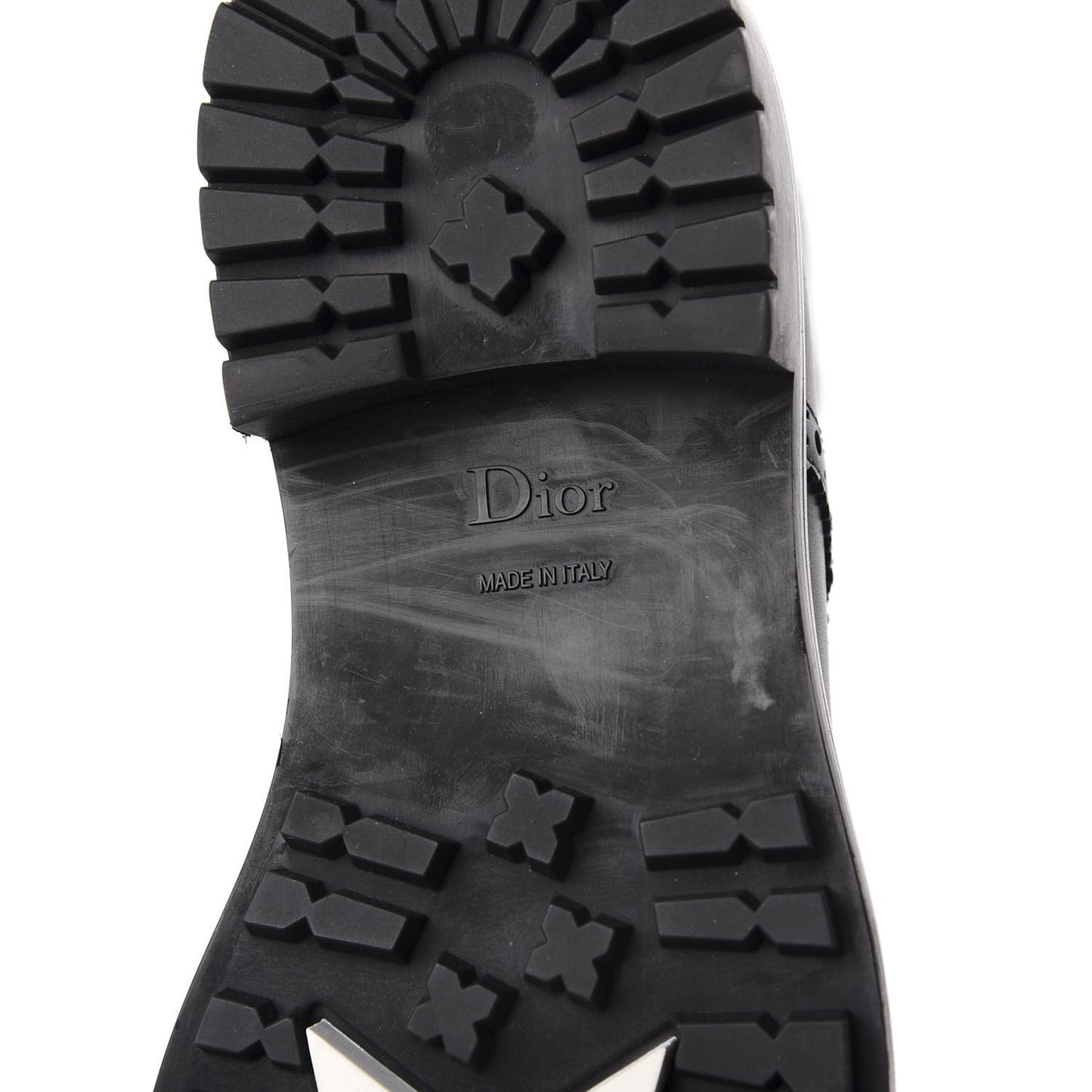 Calfskin Diorunit Low Boot 39 Black