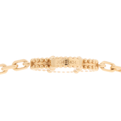 Van Cleef & Arpels 18K Yellow Gold Mother of Pearl 10 Motifs Vintage Alhambra Necklace 4 of 5