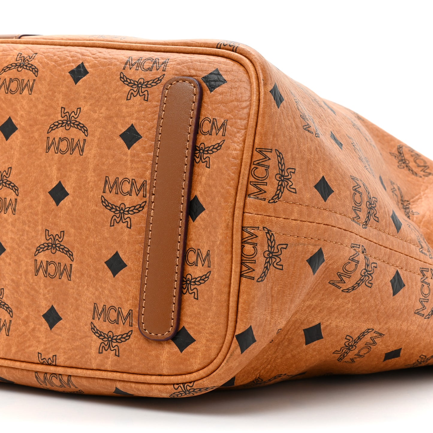 Visetos Medium Liz Reversible Shopper Tote Cognac