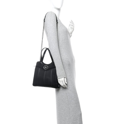 Gucci Calfskin Petite GG Small Tote Bag Black 2 of 10