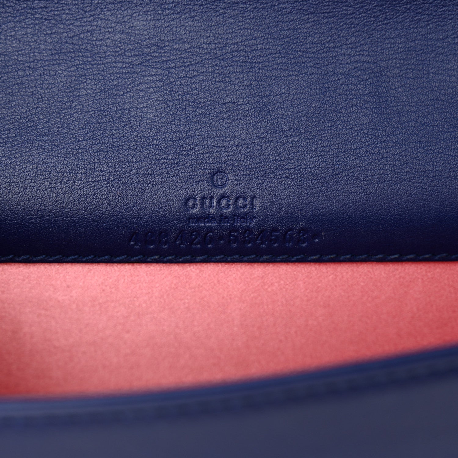 Gucci Velvet Matelasse GG Marmont Mini Bag Cobalt Blue 6 of 10