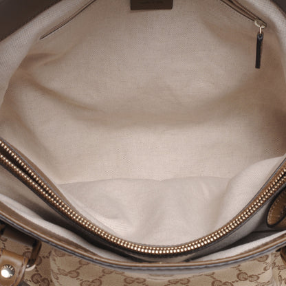 Gucci Monogram Medium Sukey Top Handle Tote Beige Brown 5 of 8
