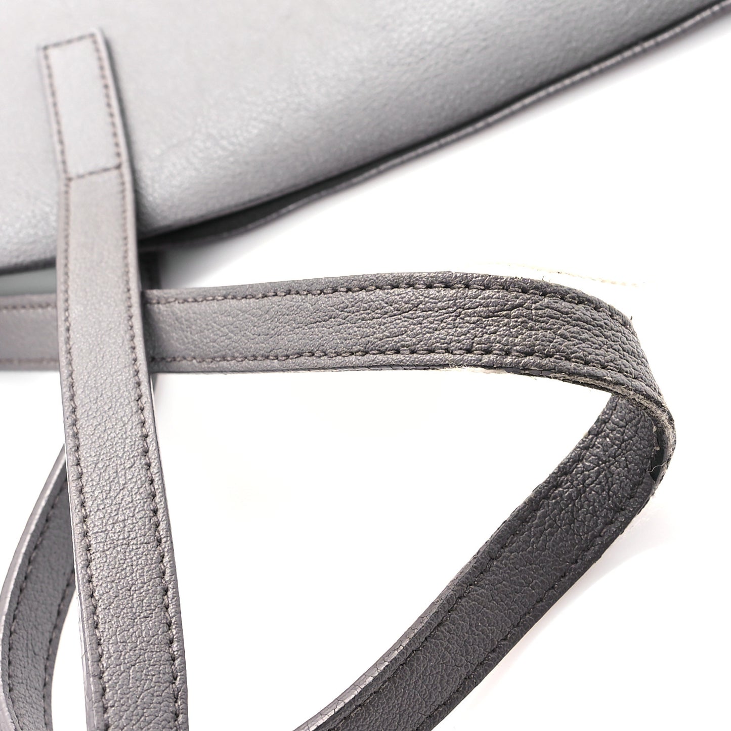 Calfskin Large Shopping Tote Fog