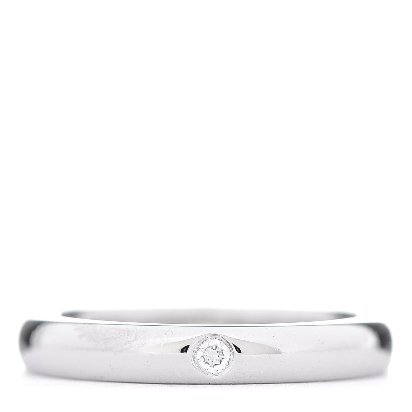 Platinum Diamond Elsa Peretti Band Ring 47 4