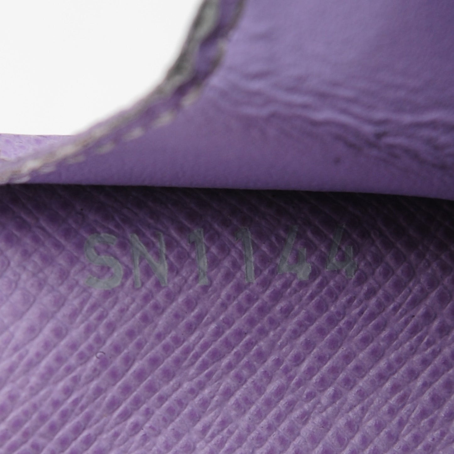Monogram Multicolor Key Pouch Black Violet