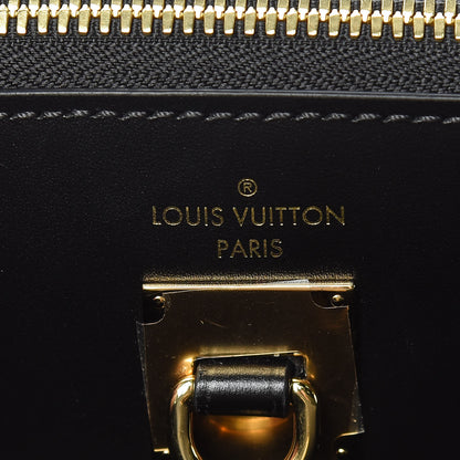Louis Vuitton Calfskin Monogram Damier Tressage City Steamer MM Creme 7 of 11