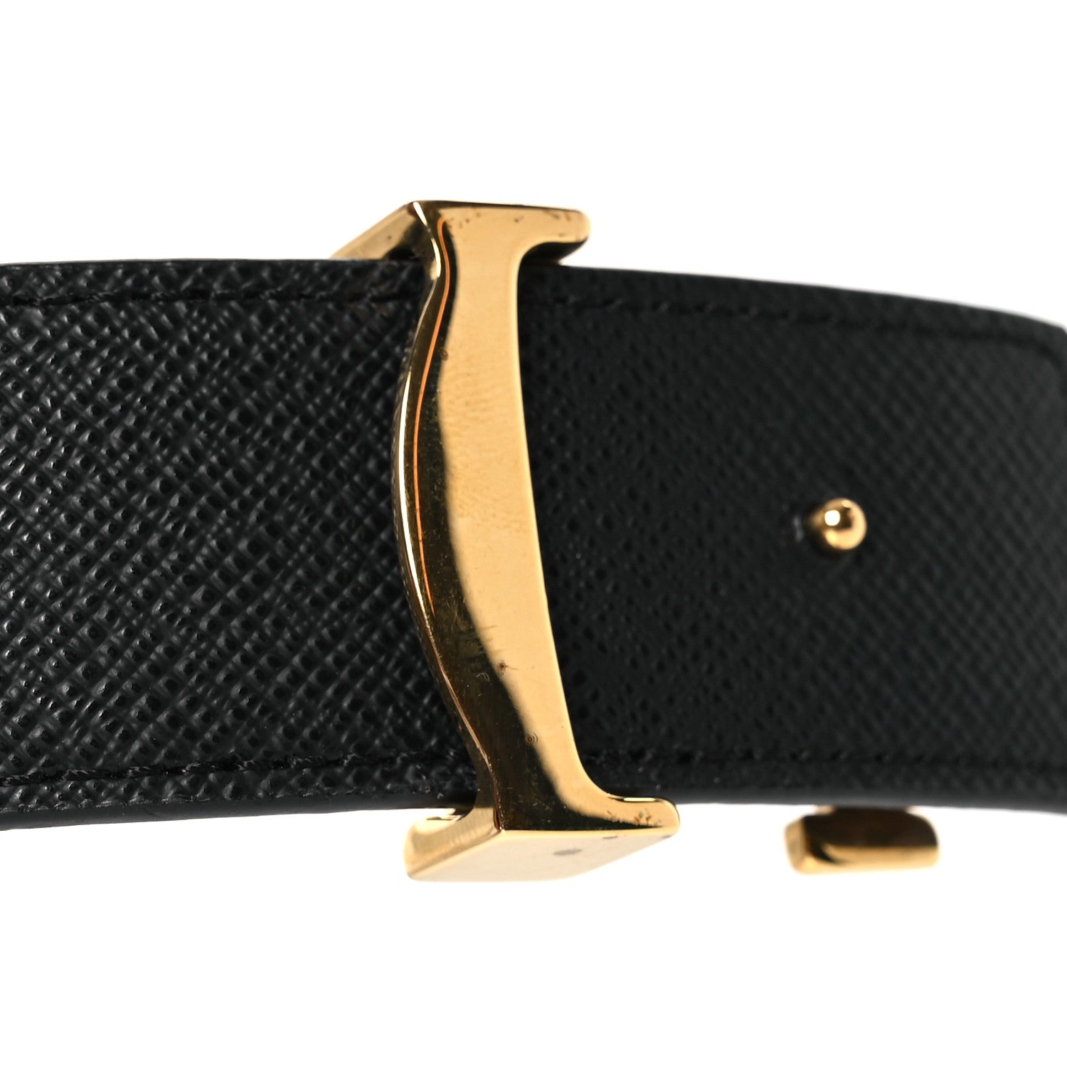 Louis Vuitton Calfskin Monogram 30mm LV Initiales Reversible Belt 90 36 Black 6 of 6