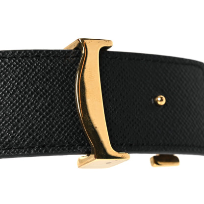 Louis Vuitton Calfskin Monogram 30mm LV Initiales Reversible Belt 90 36 Black 6 of 6