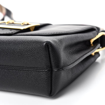 Burberry Soft Grain Calfskin Small Medley Crossbody Black 7 of 11