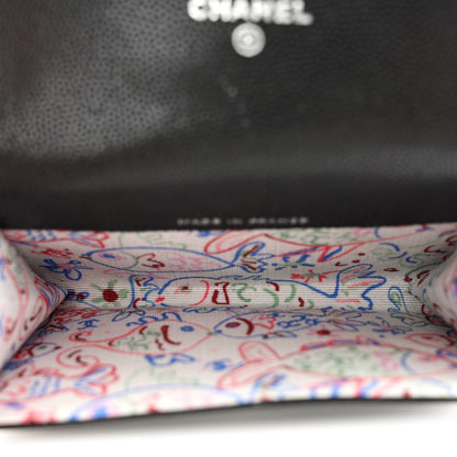 Chanel Caviar Quilted CC Flap Card Holder Black 5 of 9