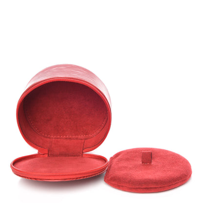 Louis Vuitton Epi Ecrin Bijoux 10cm Jewelry Box Case Red 5 of 6