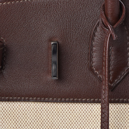 Hermes Toile Swift Birkin 30 Chocolate 21 of 31