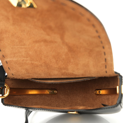 Fendi Vitello King Plexiglass Moonlight Shoulder Bag Black 5 of 11