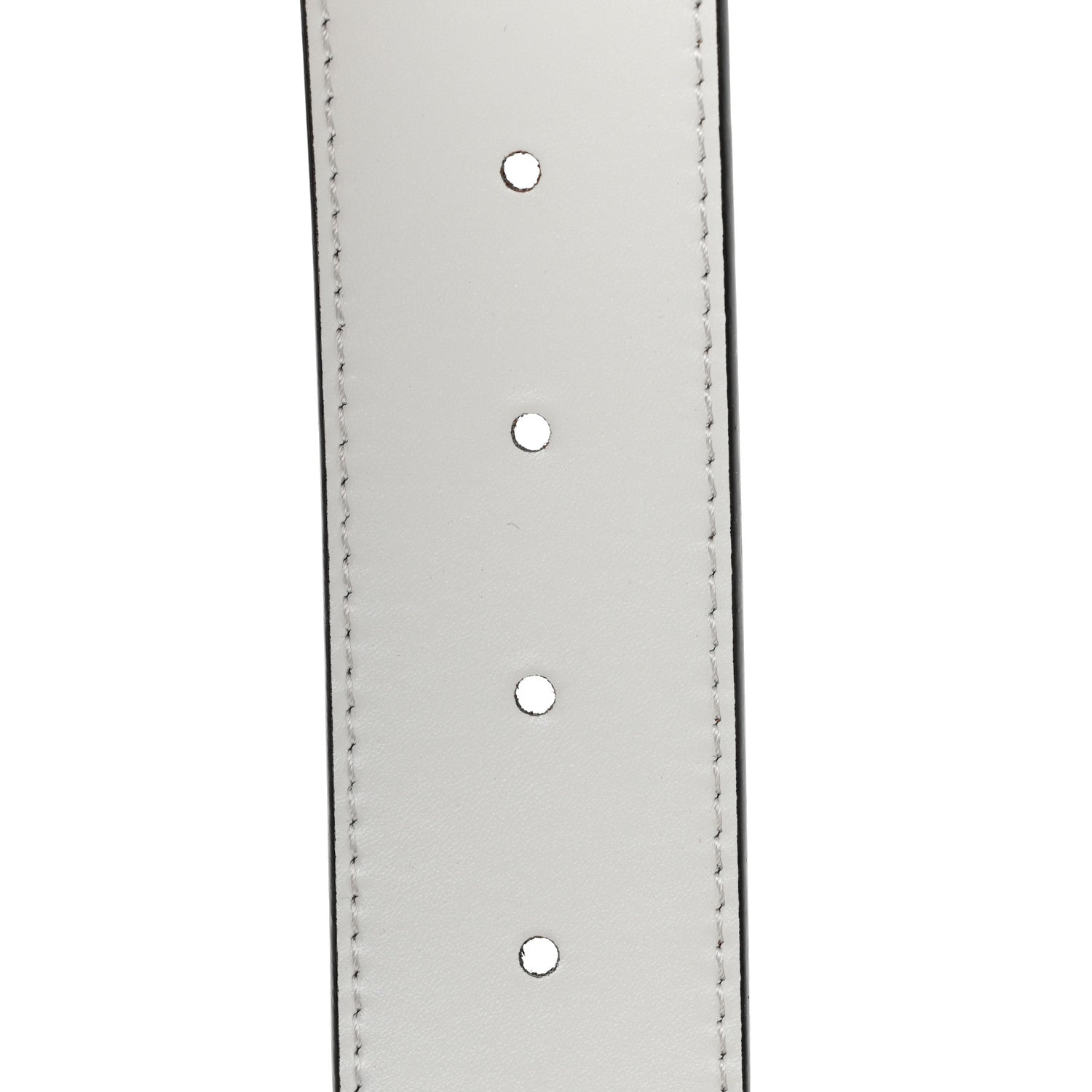 Fendi Vitello Liberty F is Fendi Bi-Color Reversible 80 32 Belt Caramello White 4 of 5