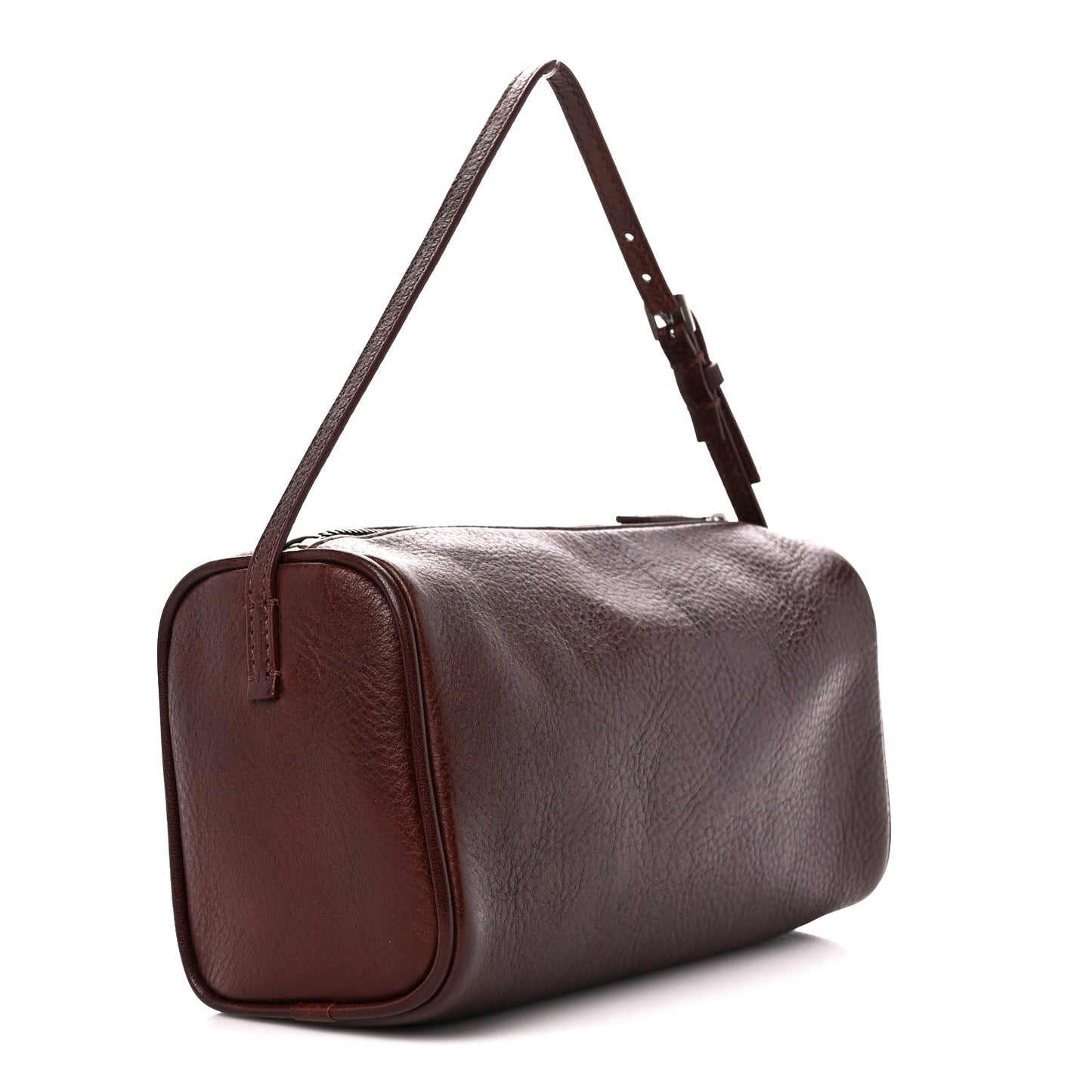 Grained Calfskin 90's Bag Burnt Wood