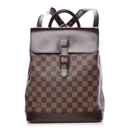 Louis Vuitton Damier Ebene Soho Backpack 1 of 20