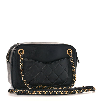 Chanel Goatskin Quilted Chanel 19 Camera Case Black 3 of 9