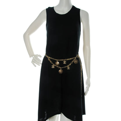 Chanel N°5 Medallion CC Chain Belt Gold 2 of 4