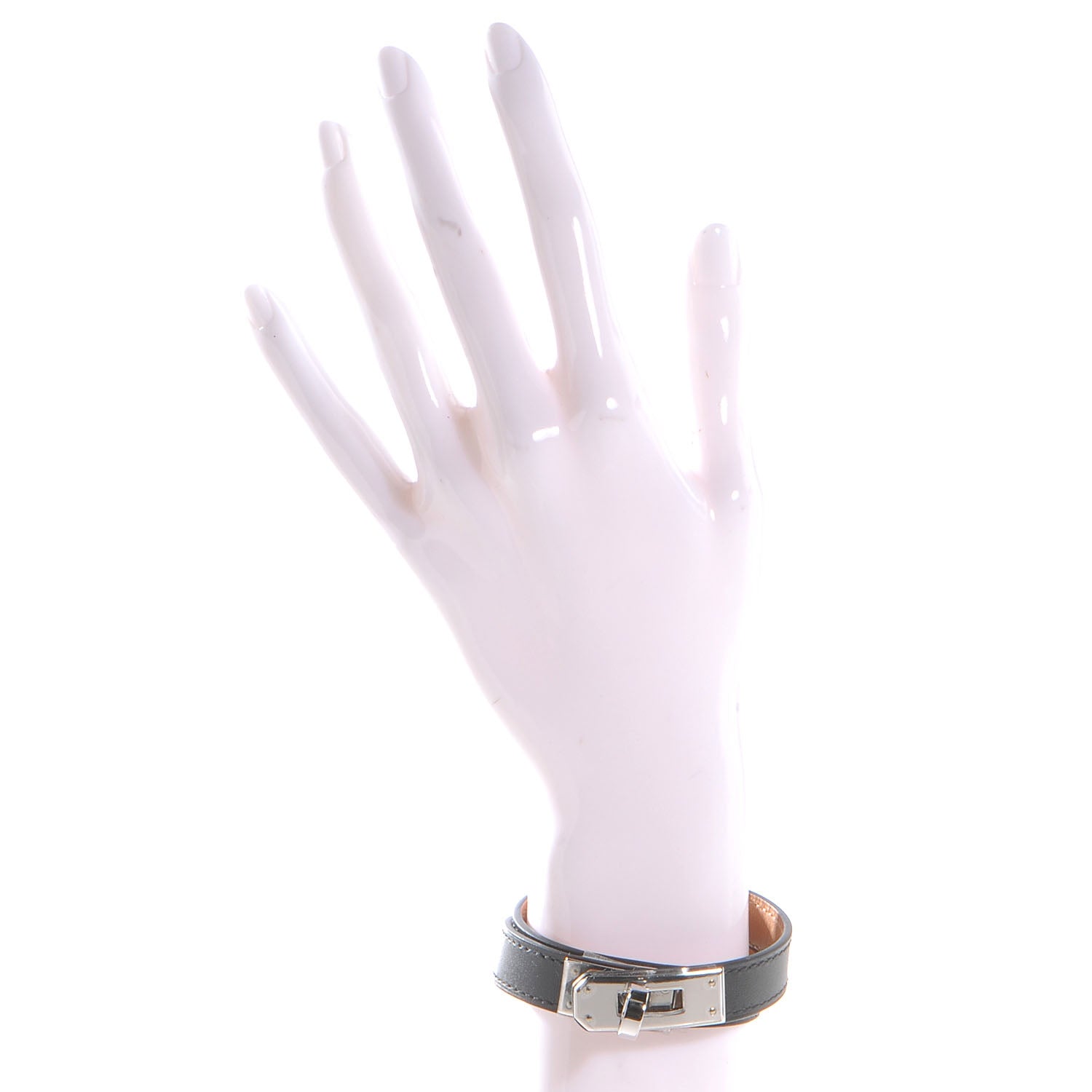 Hermes Chamonix Kelly Double Tour Bracelet S Black 2 of 5