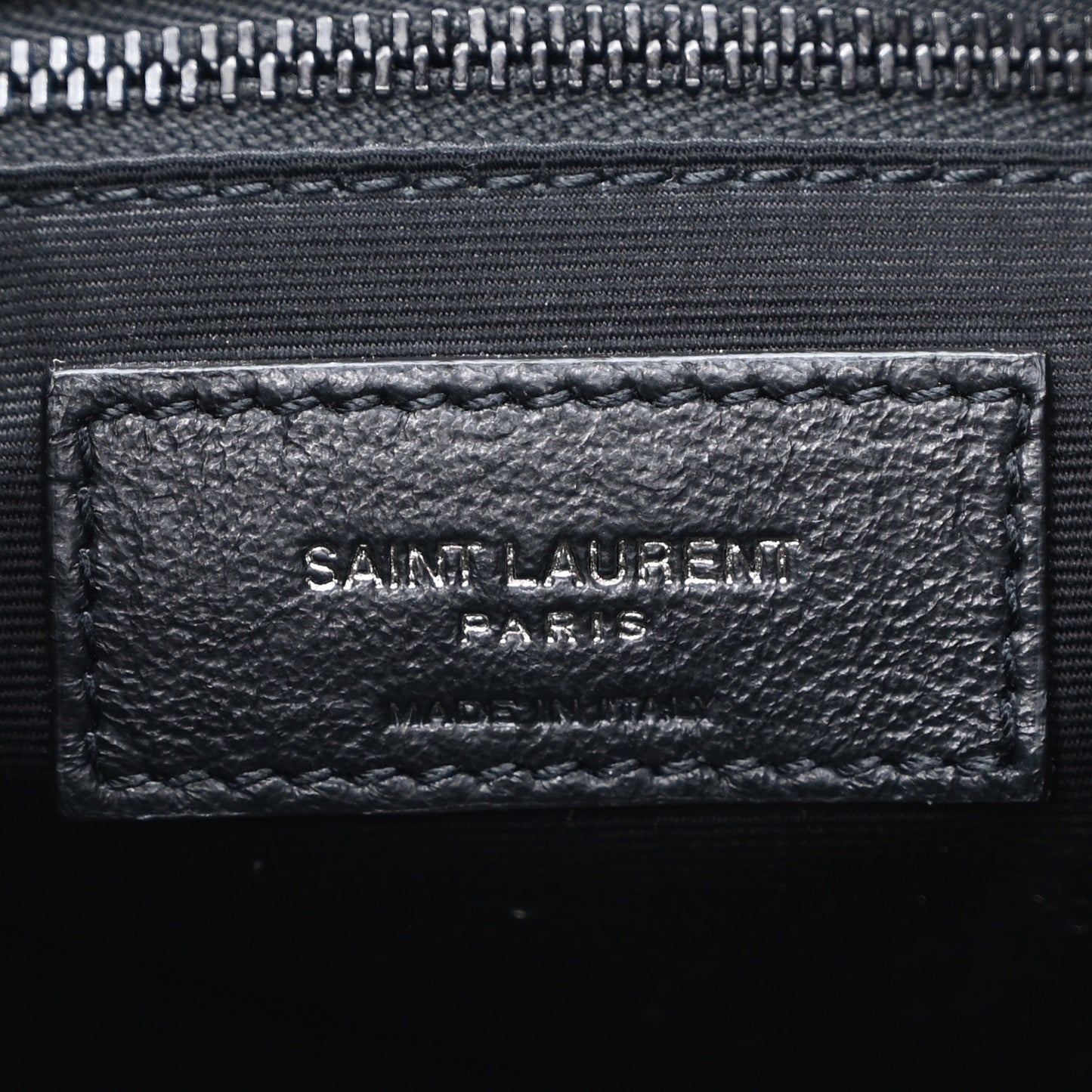 Crinkled Calfskin Matelasse Monogram Medium Niki Shopper Tote Black