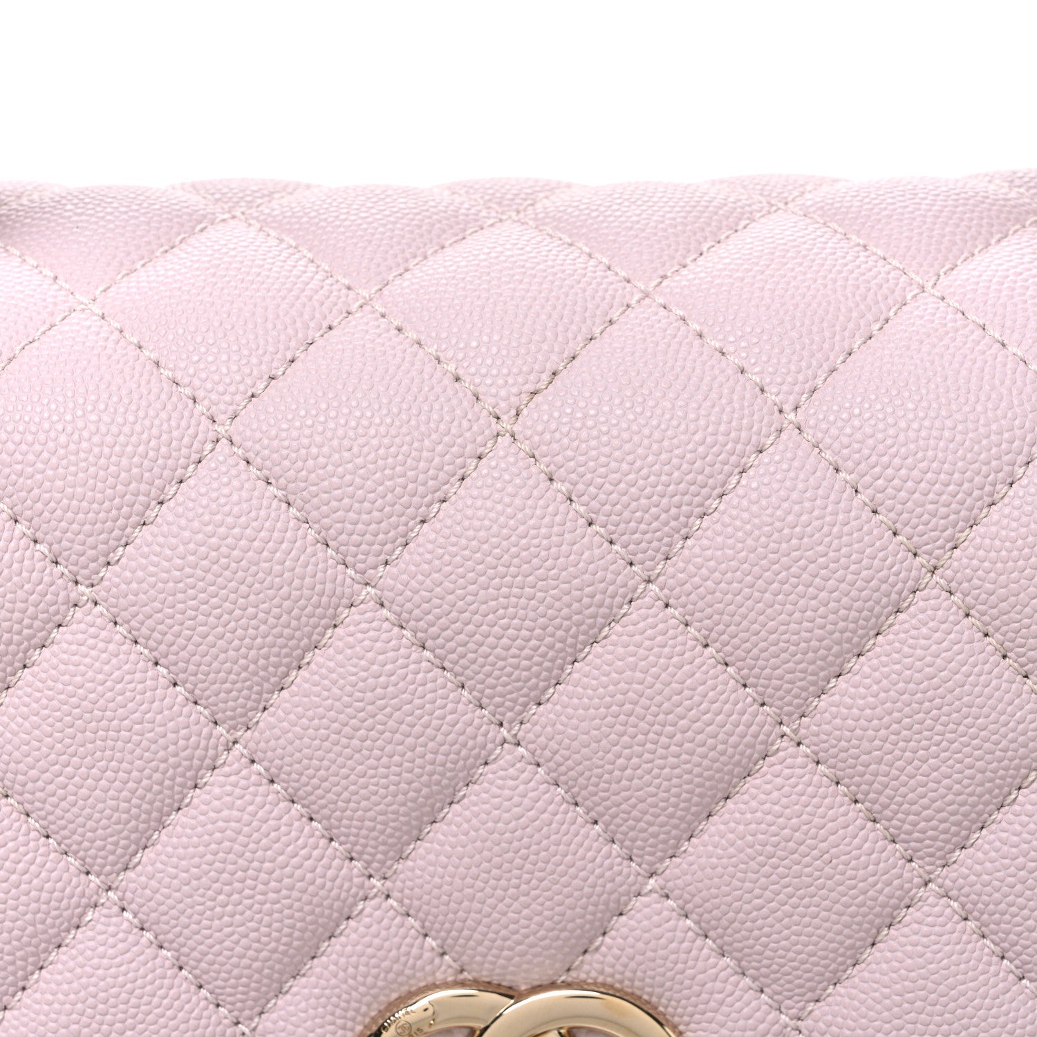 Chanel Caviar Quilted Small Coco Handle Flap Lilas Lilac 8 of 10