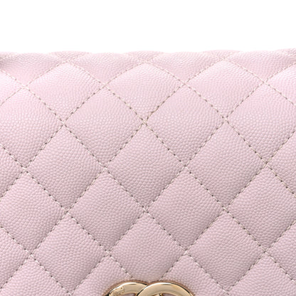 Chanel Caviar Quilted Small Coco Handle Flap Lilas Lilac 8 of 10