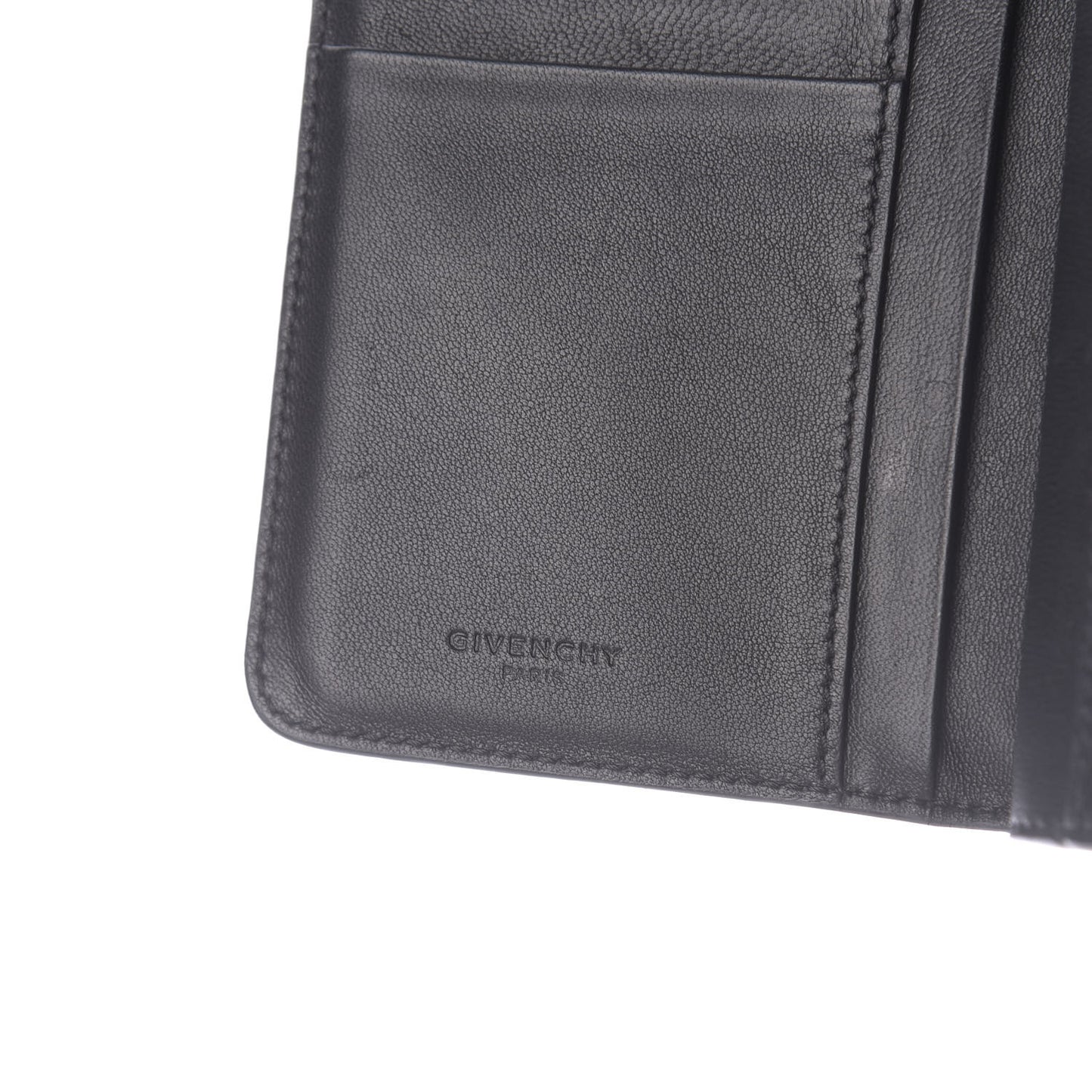 Sugar Goatskin Compact Wallet Black