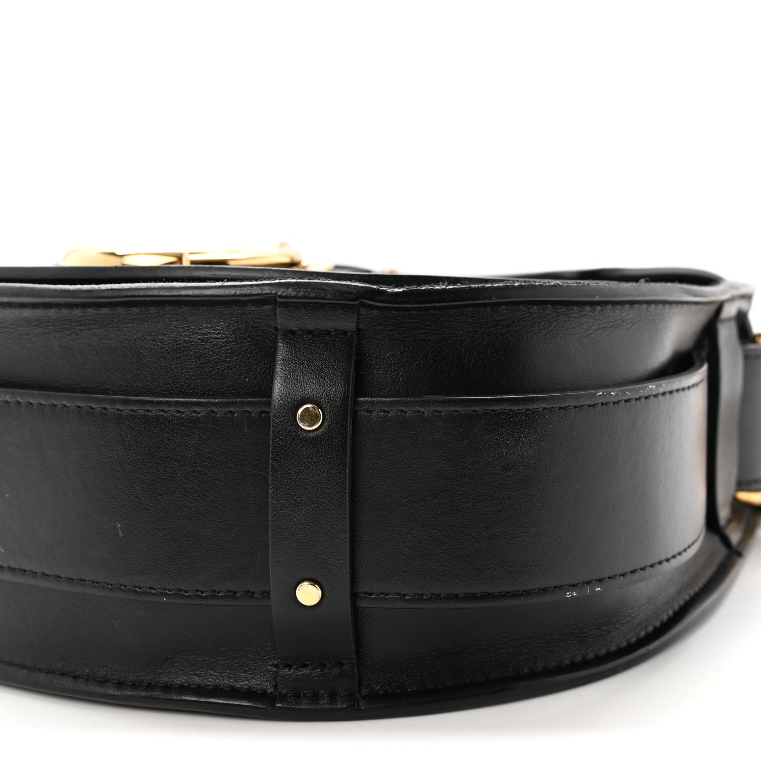 Chloe Calfskin Suede Large Tess Bag Black 9 of 9