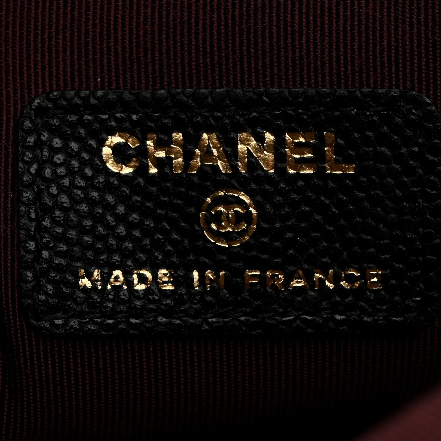 Chanel Caviar Quilted Medium Cosmetic Case Black 6 of 7