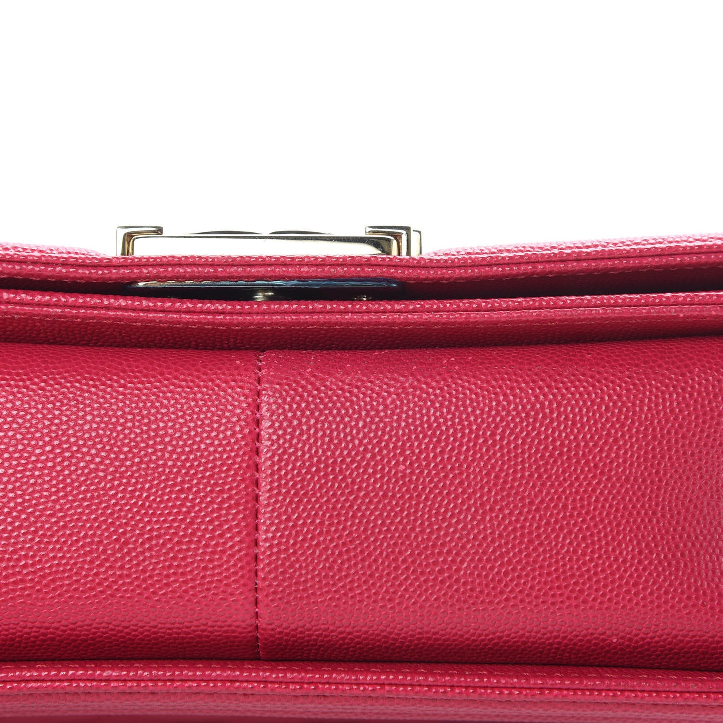 Caviar Quilted Medium Boy Flap Fuchsia