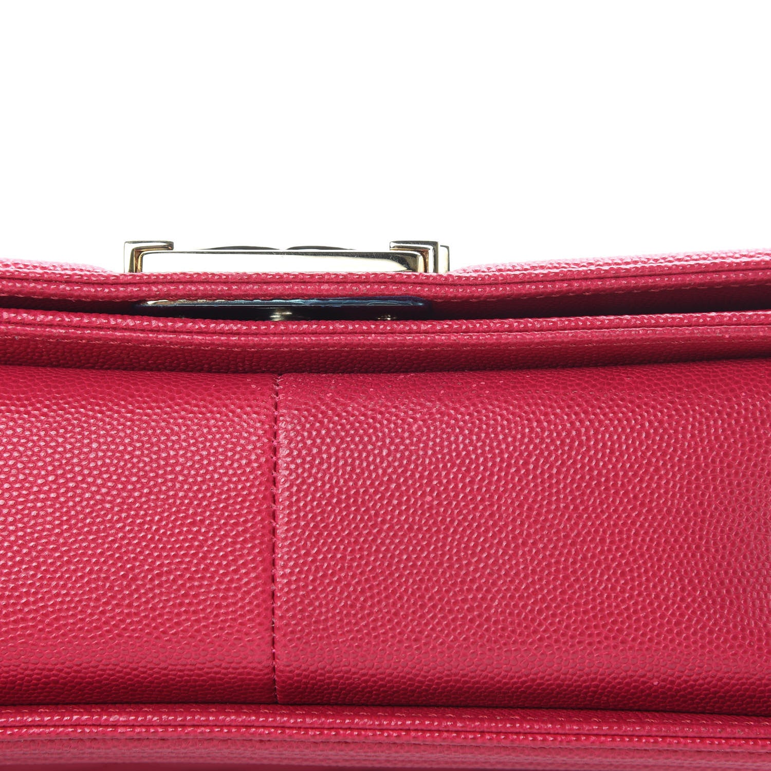 Chanel Caviar Quilted Medium Boy Flap Fuchsia 13 of 15
