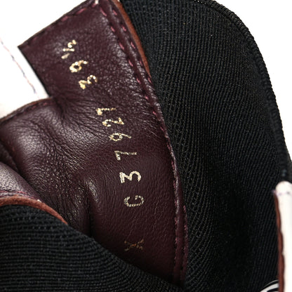 Chanel Calfskin Cap Toe CC Ankle Boots 39.5 White Black 7 of 8