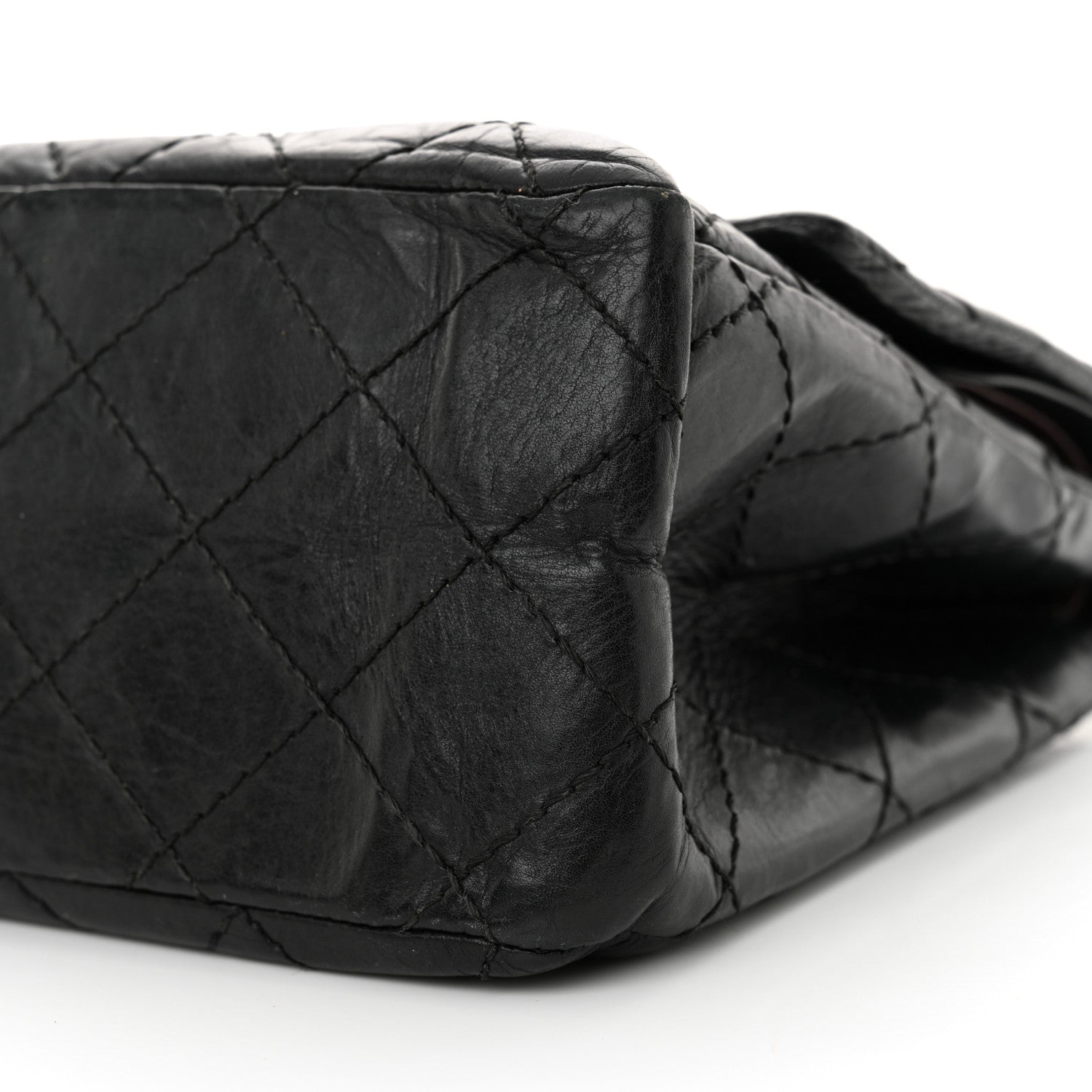 Chanel Aged Calfskin Quilted 2.55 Reissue 226 Flap Black 10 of 16