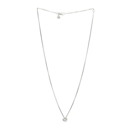 David Yurman Sterling Silver Diamond 8mm Petite Infinity Pendant Necklace 3 of 6