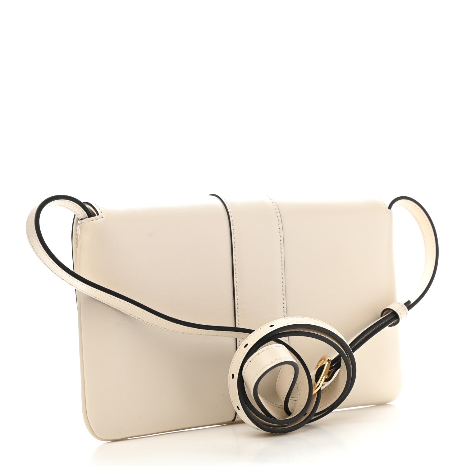 Gucci Calfskin Small Arli Flap Shoulder Bag Mystic White 3 of 12